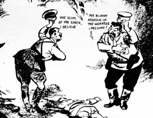 David Low's cartoon following the Nazi-Soviet Non-Aggression Pact.