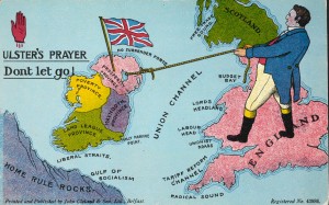 Unionist propaganda postcard produced during the Home Rule crisis.