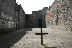 The Stone-Breakers' Yard at Kilmainham Gaol, where most of the executions were carried out. Photo by Rob McFadden.