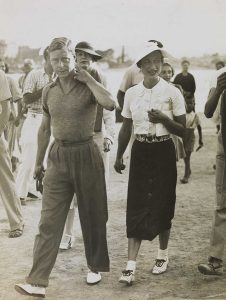 Edward and Mrs Simpson on holiday in 1936